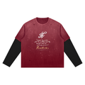 Commit It To The LORD Vintage Wash Distressed Layer T-Shirt